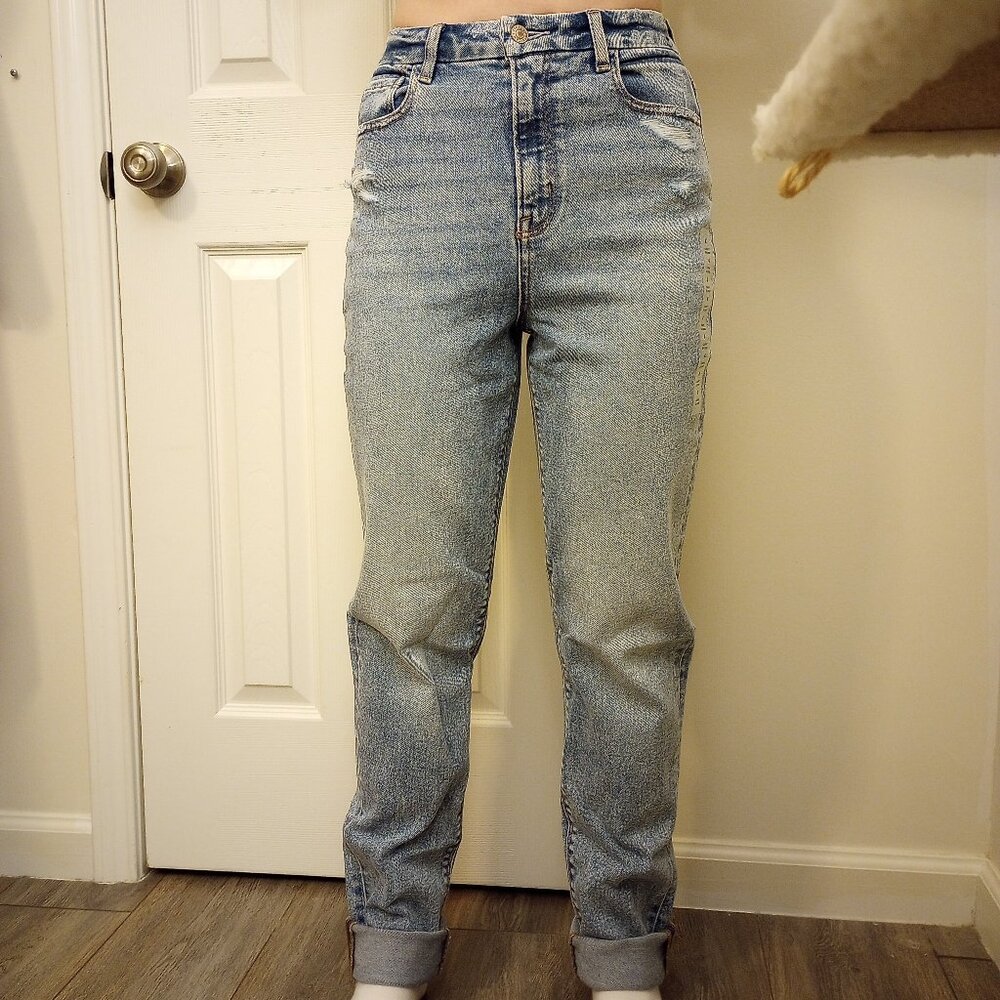 Extra Long Curvy Mom Jeans- American Eagle